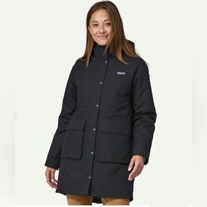 NWT $549 Patagonia Women's Pine Bank 3-in-1 Parka Pine Pitch Blue Size Medium